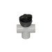 category Passion | Diverter Valve 1 1/2" S x 1 1/2" S x 1 1/2" S, Plus Handle, DSG-Black 152198-01